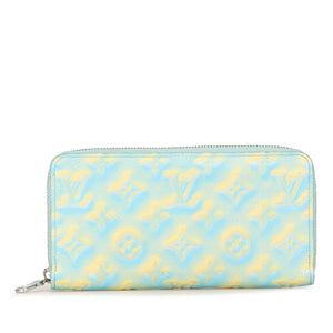 Louis Vuitton Monogram Empreinte Summer Stardust Zippy Wallet Blue