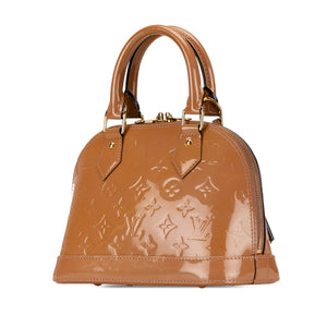 Louis Vuitton Monogram Vernis Alma BB Brown