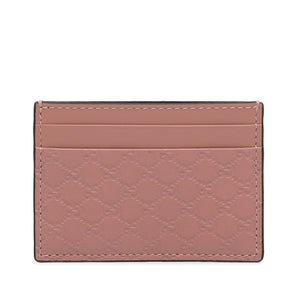 Gucci Guccissima Card Holder Pink