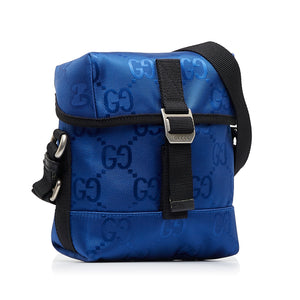 Gucci GG Econyl Off The Grid Messenger Bag Blue