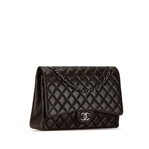 Chanel Maxi Classic Lambskin Double Flap Black