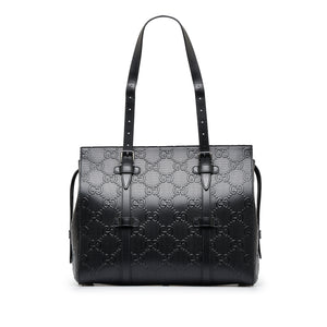 Gucci GG Embossed Tote Black