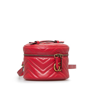 Gucci GG Marmont Round Backpack Red