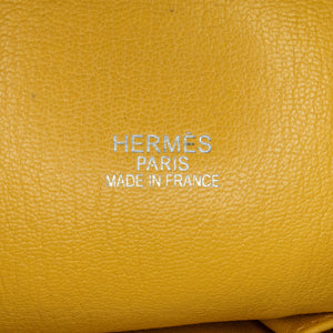 Hermès Taurillon Clemence Jypsiere 34 Yellow