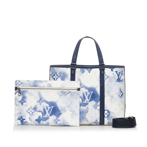 Louis Vuitton Monogram Watercolor Weekend Tote PM Blue