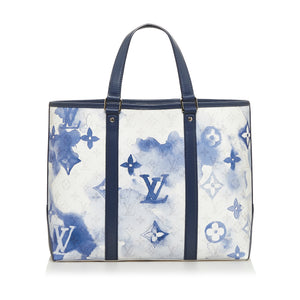 Louis Vuitton Monogram Watercolor Weekend Tote PM Blue