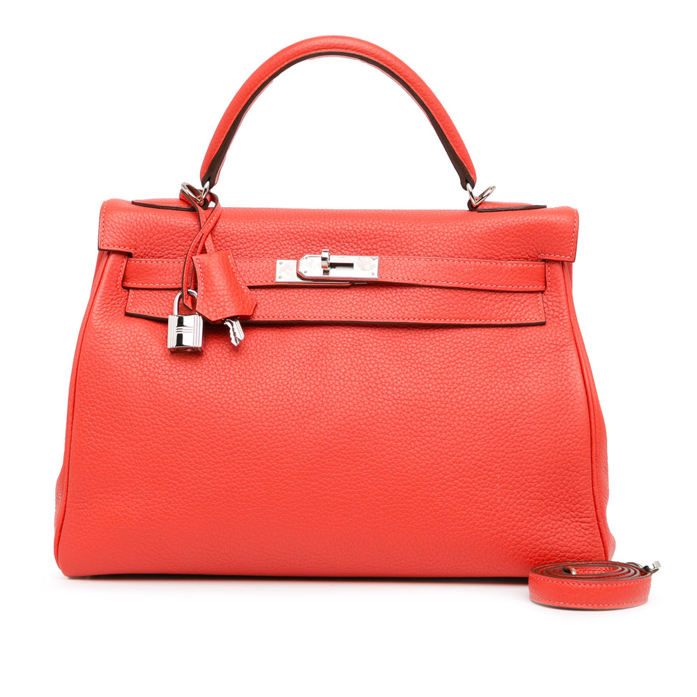 Hermès Togo Kelly Retourne 32 Red