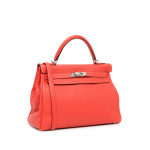 Hermès Togo Kelly Retourne 32 Red