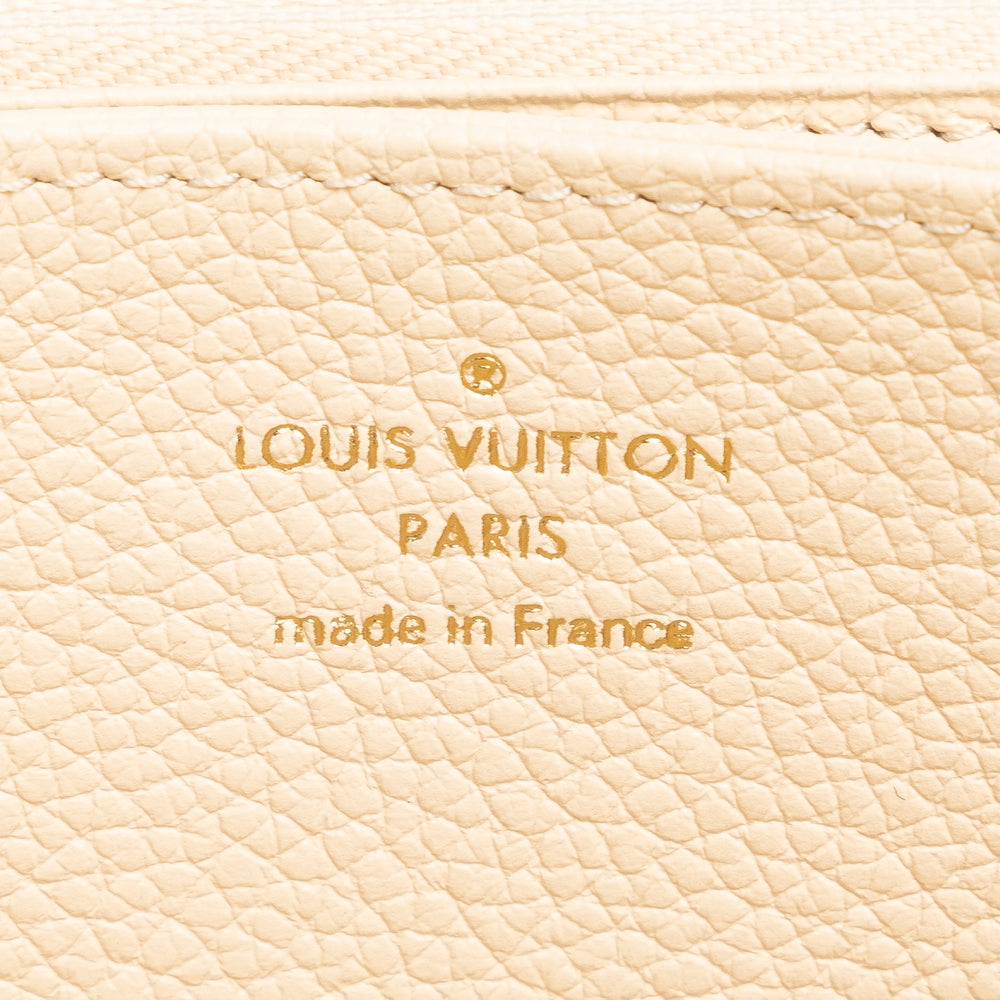 Louis Vuitton Monogram Bicolor Empreinte Giant Zippy Wallet Brown