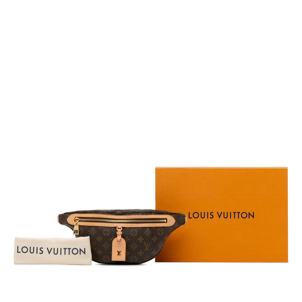 Louis Vuitton Monogram High Rise Bumbag Brown