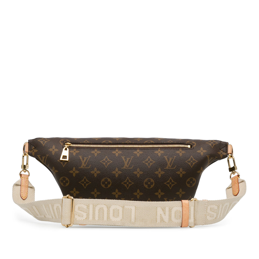 Louis Vuitton Monogram High Rise Bumbag Brown