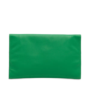 Hermès Evercolor Pliplat Clutch Green