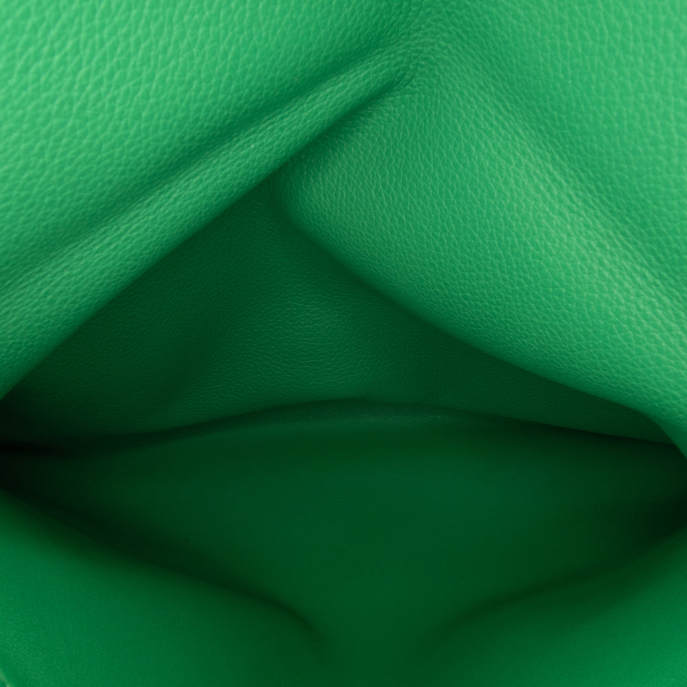 Hermès Evercolor Pliplat Clutch Green