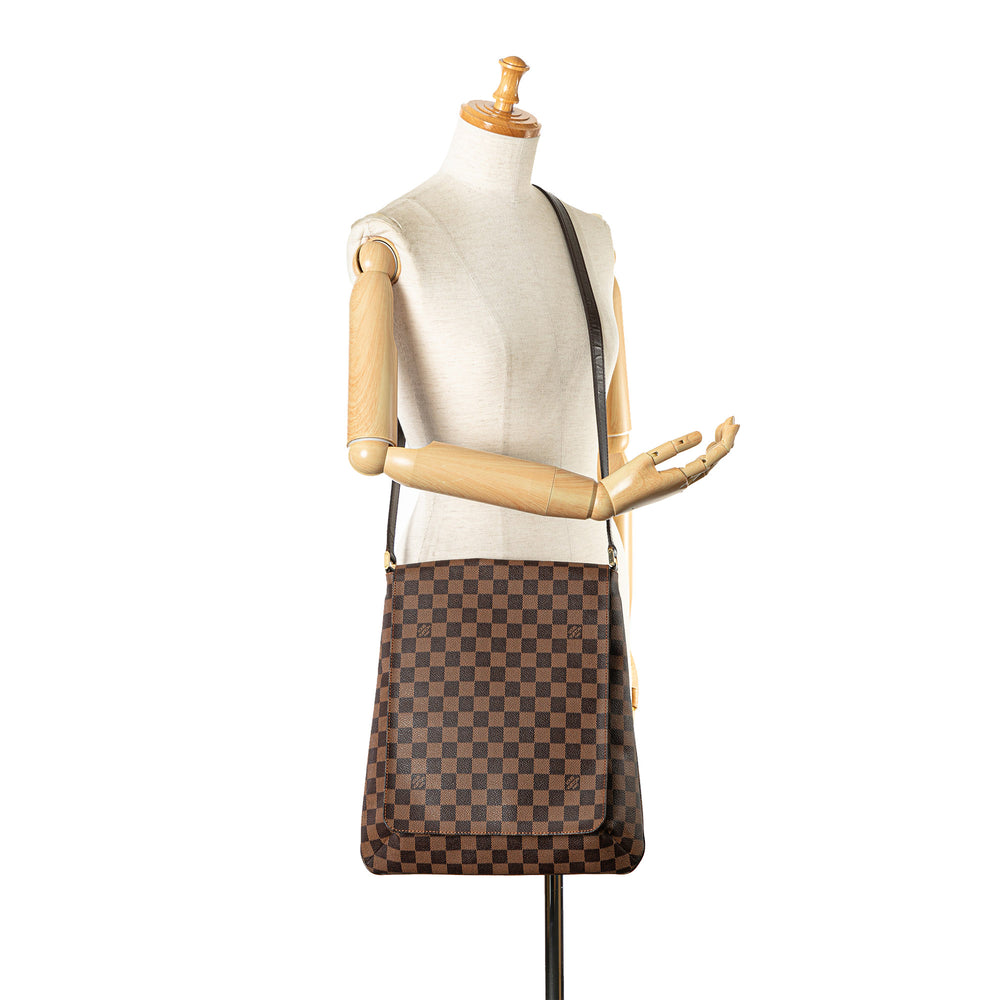 Louis Vuitton Damier Ebene Musette Salsa GM Brown