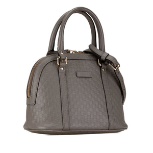 Gucci Mini Microguccissima Dome Satchel Gray