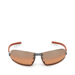 Chanel CC Rimless Sport Sunglasses Brown