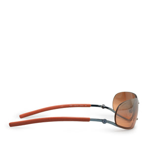 Chanel CC Rimless Sport Sunglasses Brown