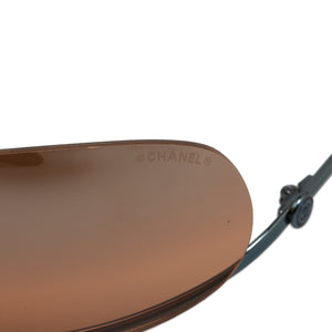 Chanel CC Rimless Sport Sunglasses Brown