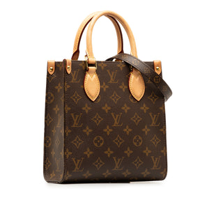 Louis Vuitton Monogram Sac Plat BB Brown