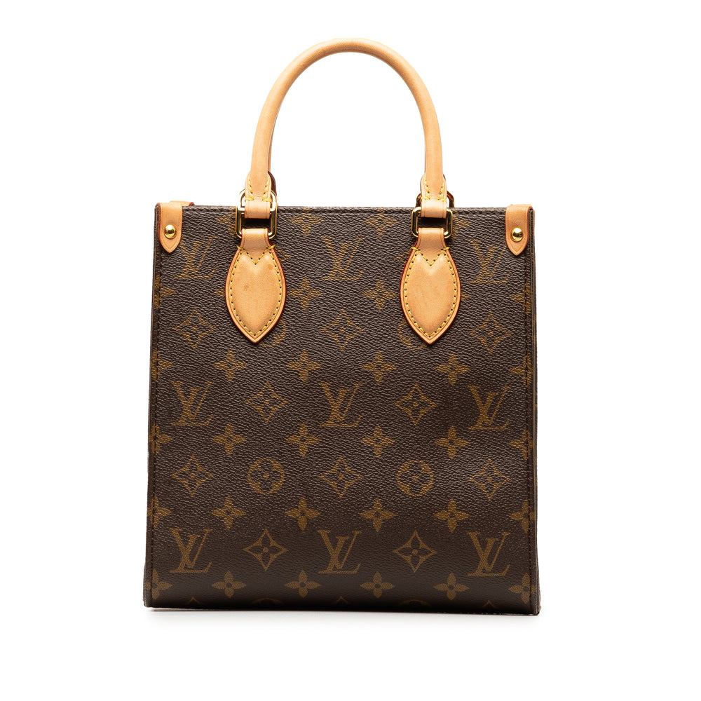 Louis Vuitton Monogram Sac Plat BB Brown