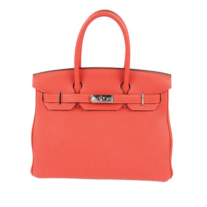 Hermès Togo Birkin Retourne 30 Red