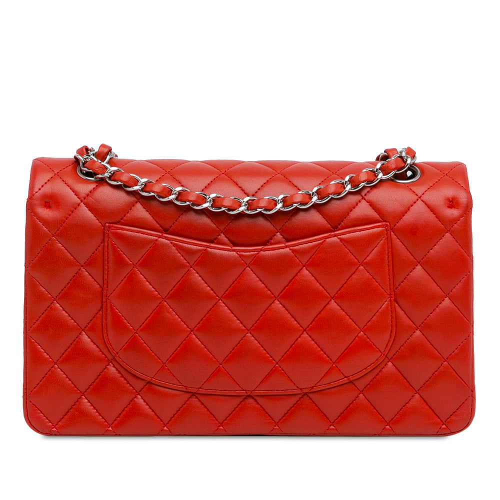 Chanel Medium Classic Lambskin Double Flap Red