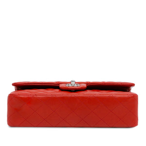 Chanel Medium Classic Lambskin Double Flap Red