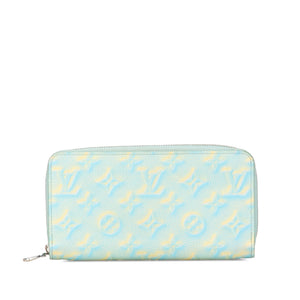 Louis Vuitton Monogram Empreinte Summer Stardust Zippy Wallet Blue