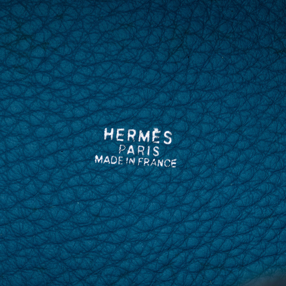 Hermès Clemence Picotin Lock 18 Blue