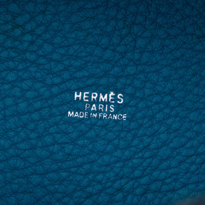 Hermès Clemence Picotin Lock 18 Blue