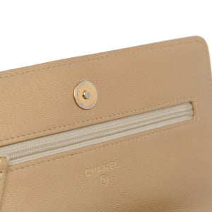 Chanel Quilted Lambskin 19 Wallet on Chain Gold