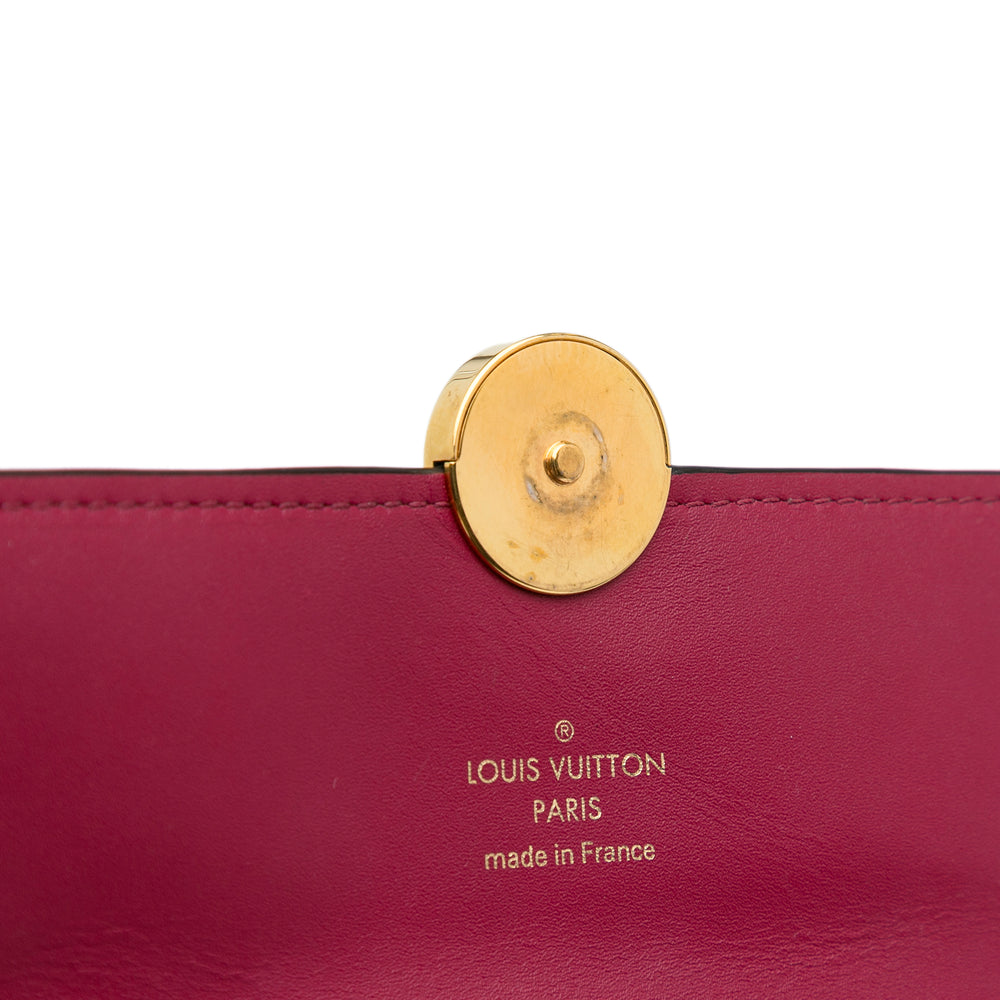 Louis Vuitton Monogram Flore Wallet On Chain Brown