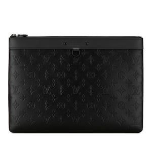 Louis Vuitton Monogram Shadow Discovery Pochette Black