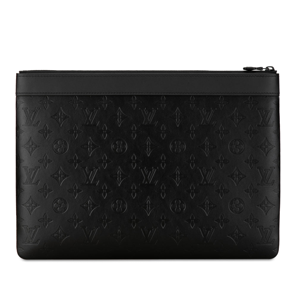 Louis Vuitton Monogram Shadow Discovery Pochette Black