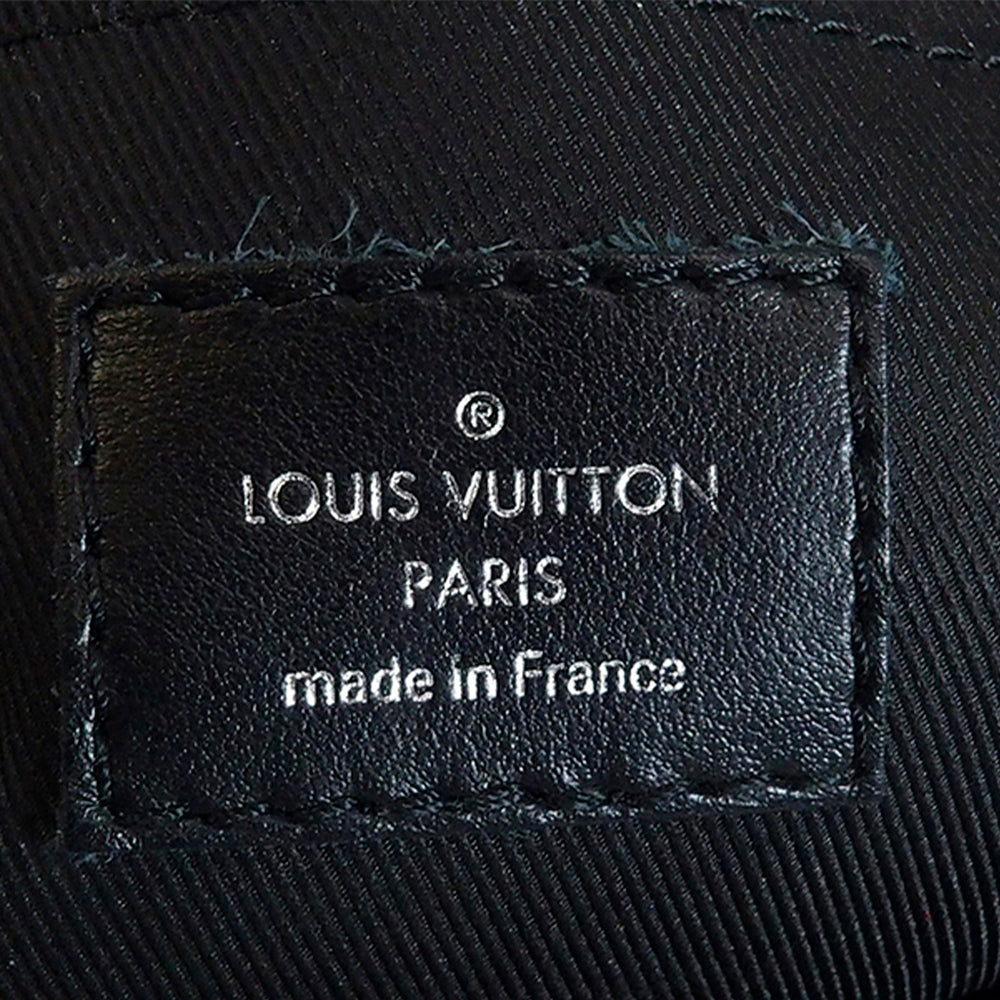 Louis Vuitton Monogram Taurillon Steamer Messenger Black