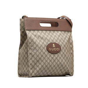 Gucci GG Supreme Neo Vintage Soft Tote Brown