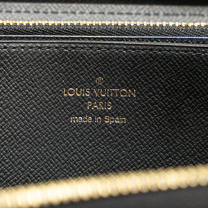 Louis Vuitton Epi Love Lock Zippy Long Wallet Black