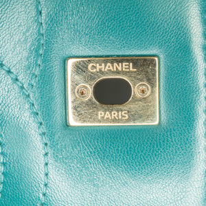 Chanel Small Lambskin Trendy CC Flap Green