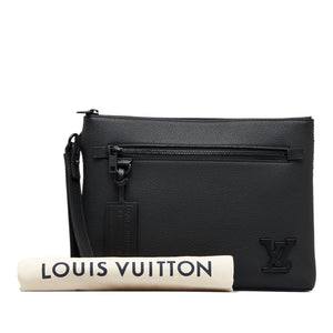 Louis Vuitton Aerogram Takeoff Pouch Black