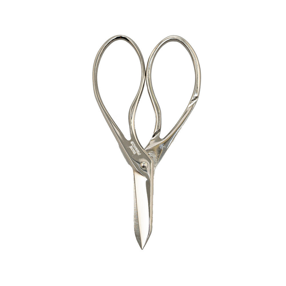 Hermès Stainless Steel Scissors with Leather Case Silver