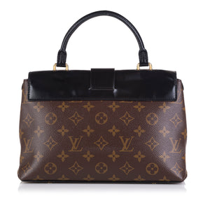 Louis Vuitton Monogram One Handle Flap Satchel Brown