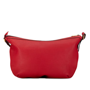 Gucci Logo Half Moon Hobo Red