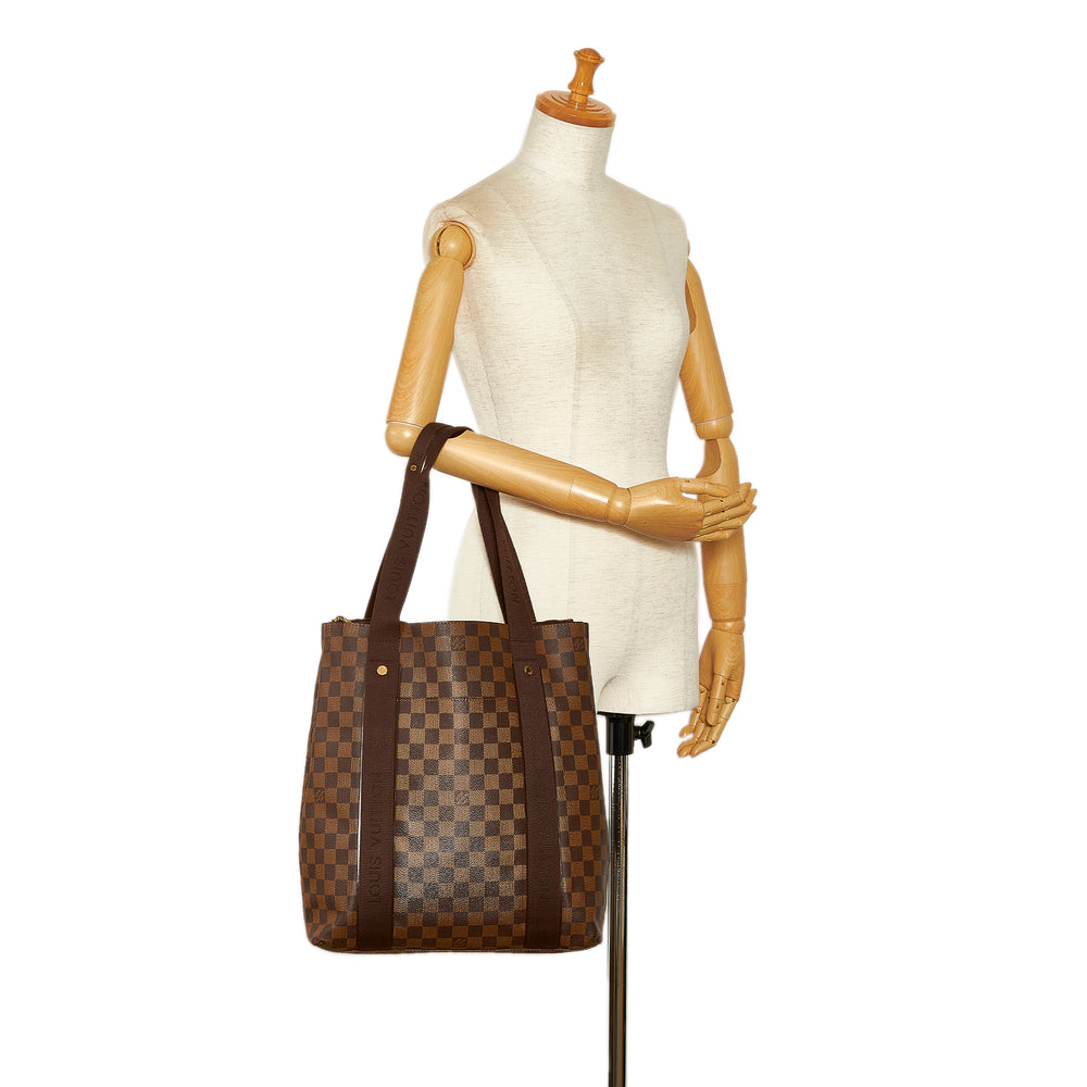 Louis Vuitton Damier Ebene Cabas Beaubourg Brown