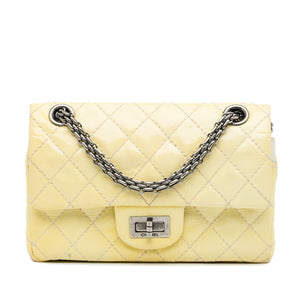 Chanel Mini Reissue Patent Flap Yellow