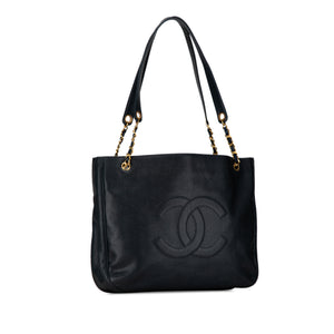 Chanel Caviar CC Tote Black