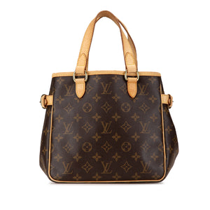 Louis Vuitton Monogram Batignolles Vertical PM Brown