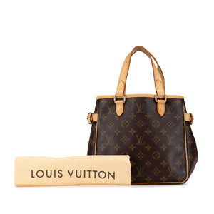 Louis Vuitton Monogram Batignolles Vertical PM Brown