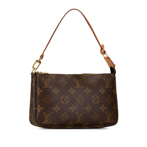 Louis Vuitton Monogram Pochette Accessoires Brown