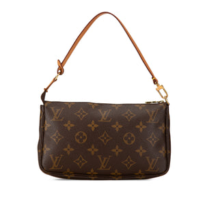 Louis Vuitton Monogram Pochette Accessoires Brown