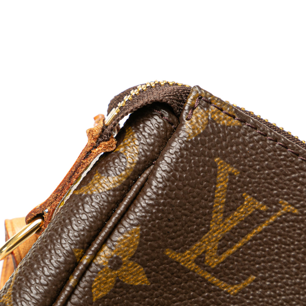 Louis Vuitton Monogram Pochette Accessoires Brown